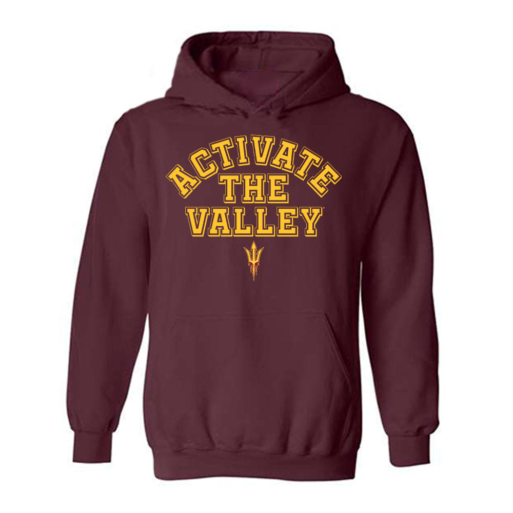 Arizona State - NCAA Football : Justin Wodtly - Activate The Valley Hooded Sweatshirt-0