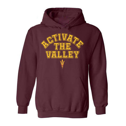 Arizona State - NCAA Football : Kanyon Floyd - Activate The Valley Hooded Sweatshirt-0