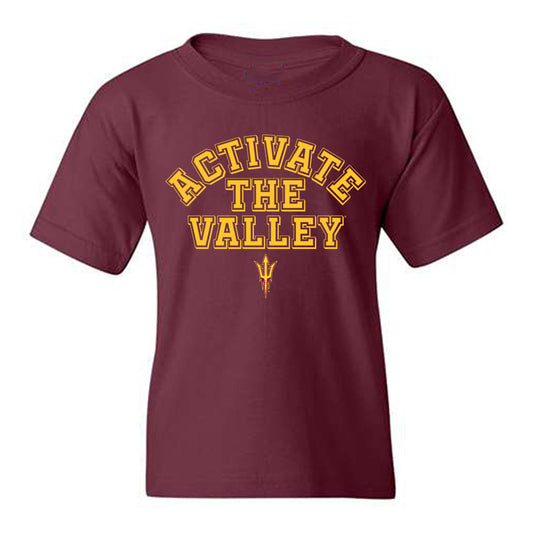 Arizona State - NCAA Football : Landen Miree - Activate The Valley Youth T-Shirt-0