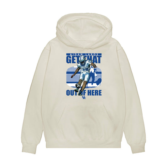 Kentucky - NCAA Football : Aidan Laros - Premium Hooded Sweatshirt-0