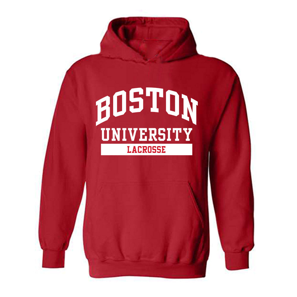 BU - NCAA Men's Lacrosse : Connor Phillips - Classic Shersey Hooded Sweatshirt-0