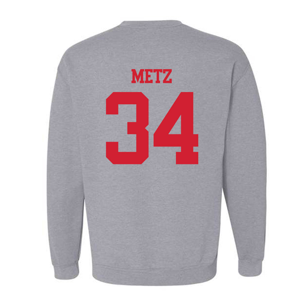 BU - NCAA Softball : Aimee Metz - Classic Shersey Crewneck Sweatshirt-1