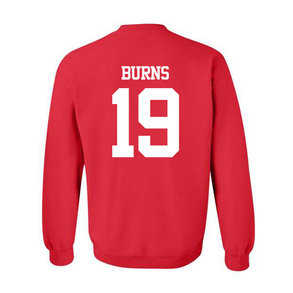 BU - NCAA Men's Lacrosse : Sam Burns - Classic Shersey Crewneck Sweatshirt-1