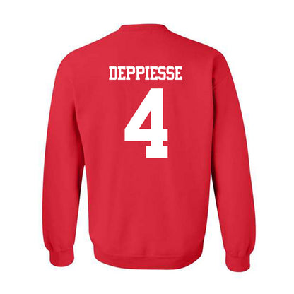 BU - NCAA Softball : Brooke Deppiesse - Classic Shersey Crewneck Sweatshirt-1