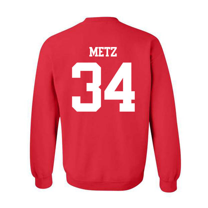 BU - NCAA Softball : Aimee Metz - Classic Shersey Crewneck Sweatshirt-1
