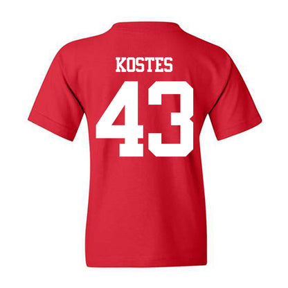 BU - NCAA Men's Lacrosse : Daine Kostes - Classic Shersey Youth T-Shirt-1