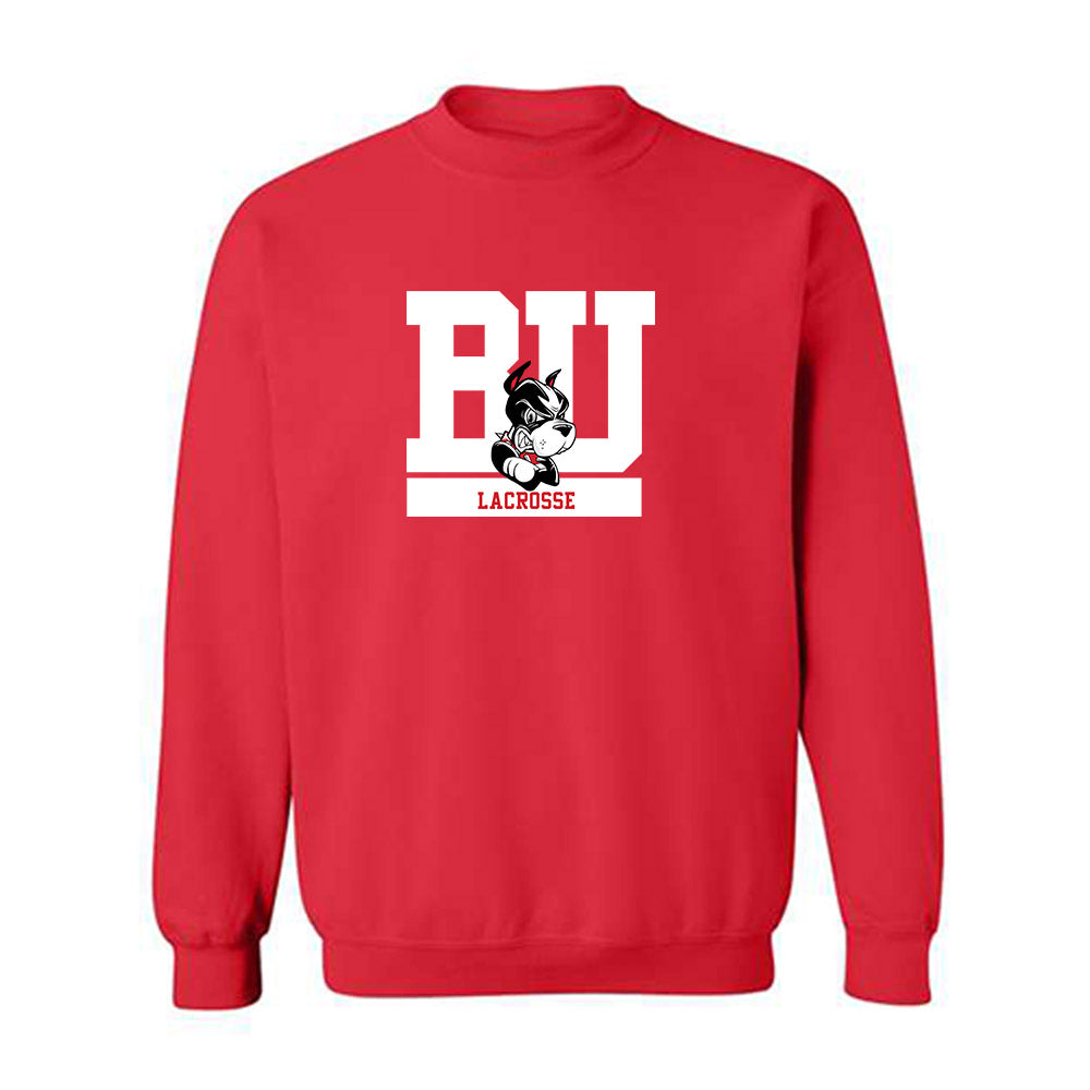 BU - NCAA Men's Lacrosse : Mike Luce - Classic Shersey Crewneck Sweatshirt-0