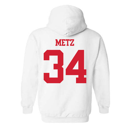 BU - NCAA Softball : Aimee Metz - Classic Shersey Hooded Sweatshirt-1