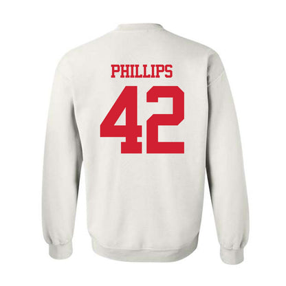 BU - NCAA Men's Lacrosse : Connor Phillips - Classic Shersey Crewneck Sweatshirt-1