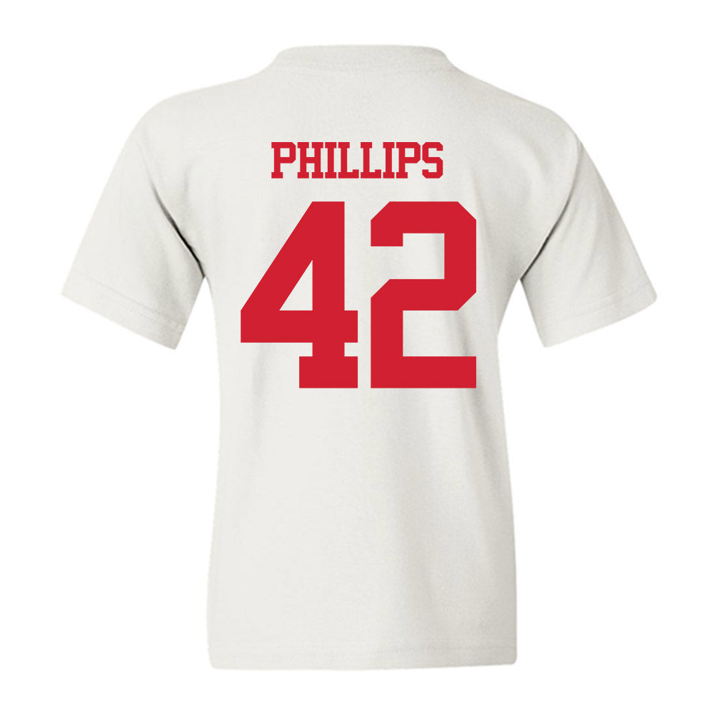 BU - NCAA Men's Lacrosse : Connor Phillips - Classic Shersey Youth T-Shirt-1