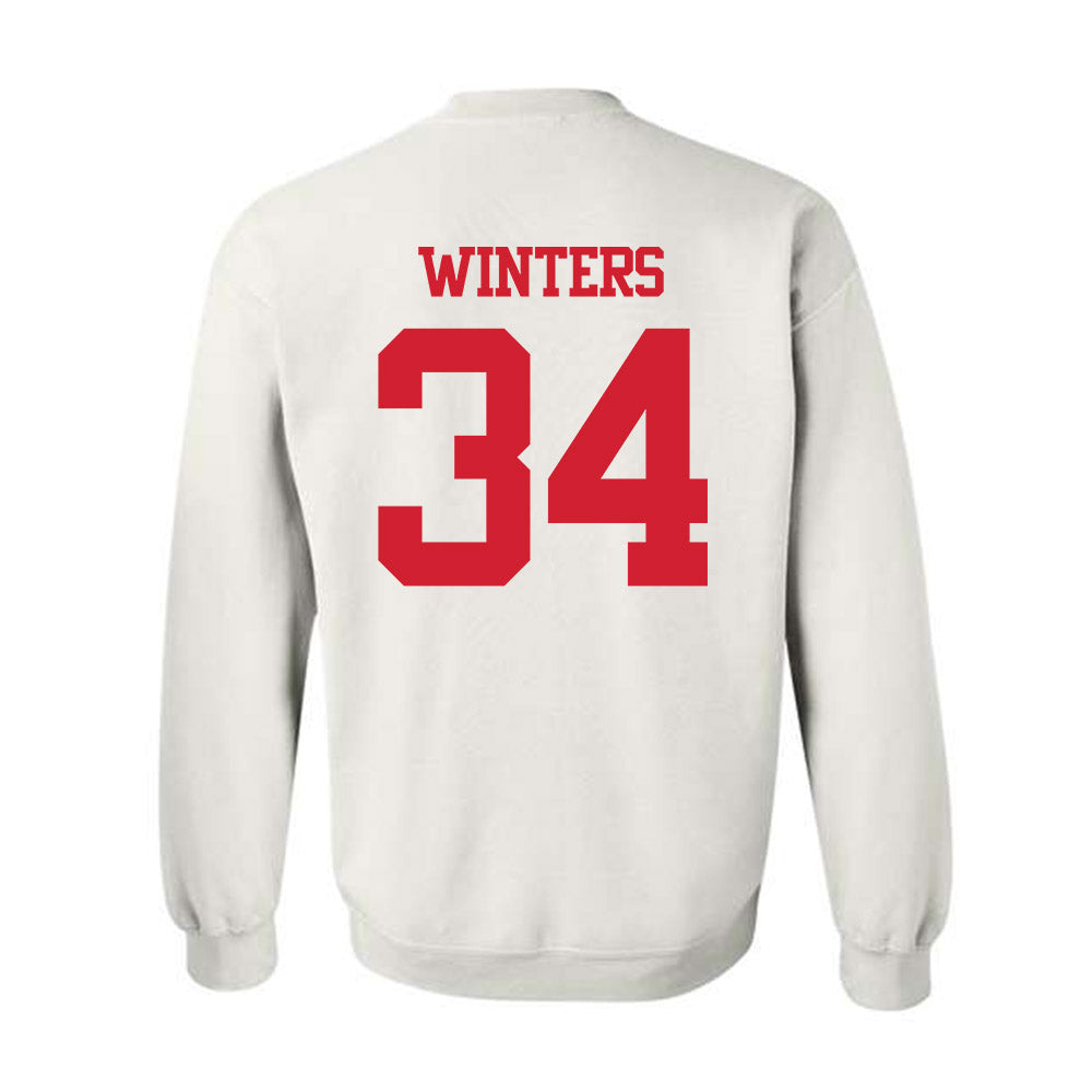 BU - NCAA Men's Lacrosse : Ryan Winters - Classic Shersey Crewneck Sweatshirt-1