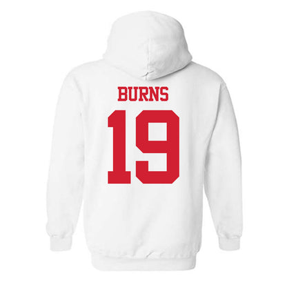 BU - NCAA Men's Lacrosse : Sam Burns - Classic Shersey Hooded Sweatshirt-1