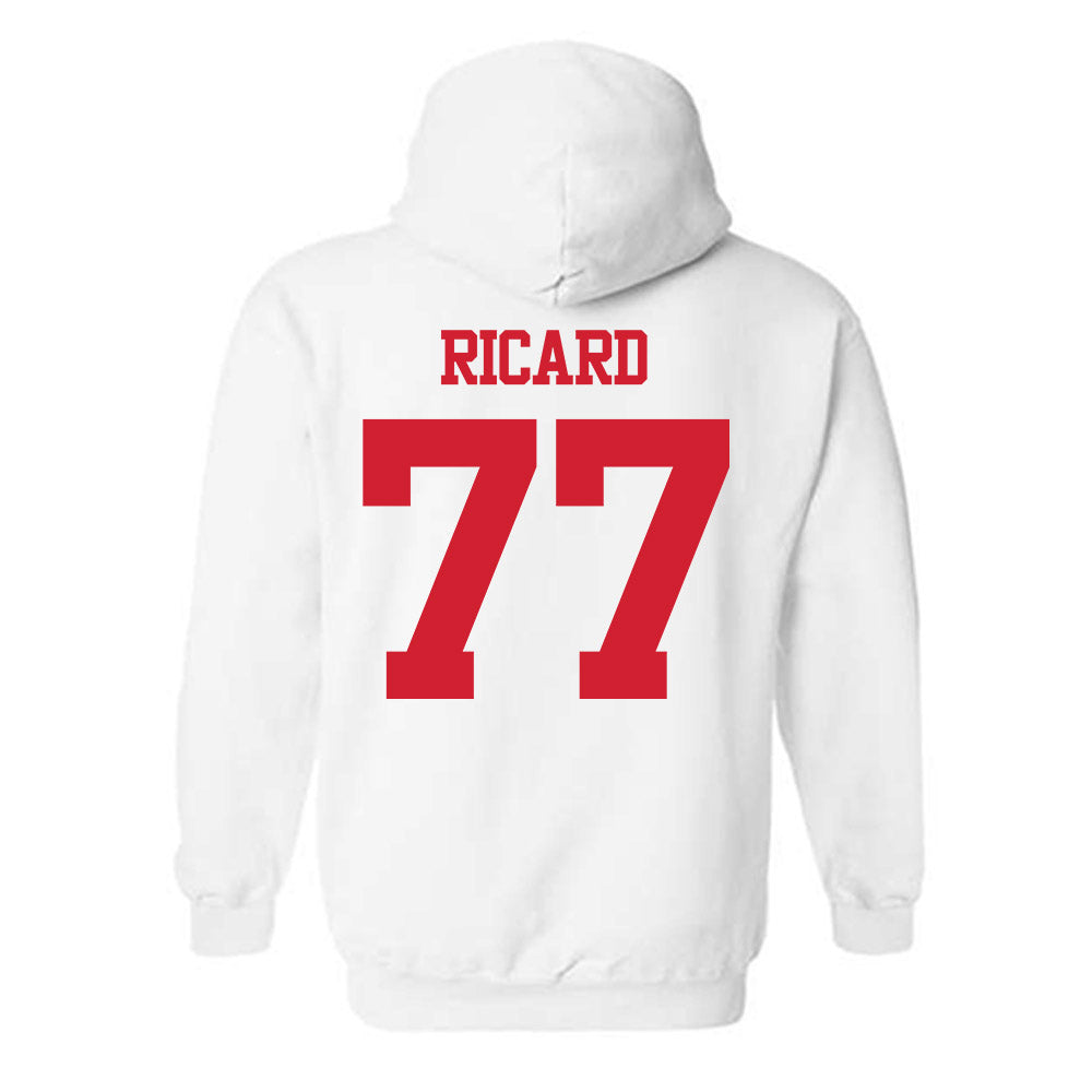 BU - NCAA Softball : Kasey Ricard - Classic Shersey Hooded Sweatshirt-1