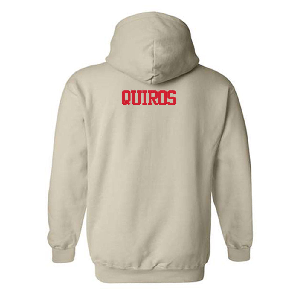 BU - NCAA Men's Tennis : Adrian Quiros - Classic Shersey Hooded Sweatshirt-1