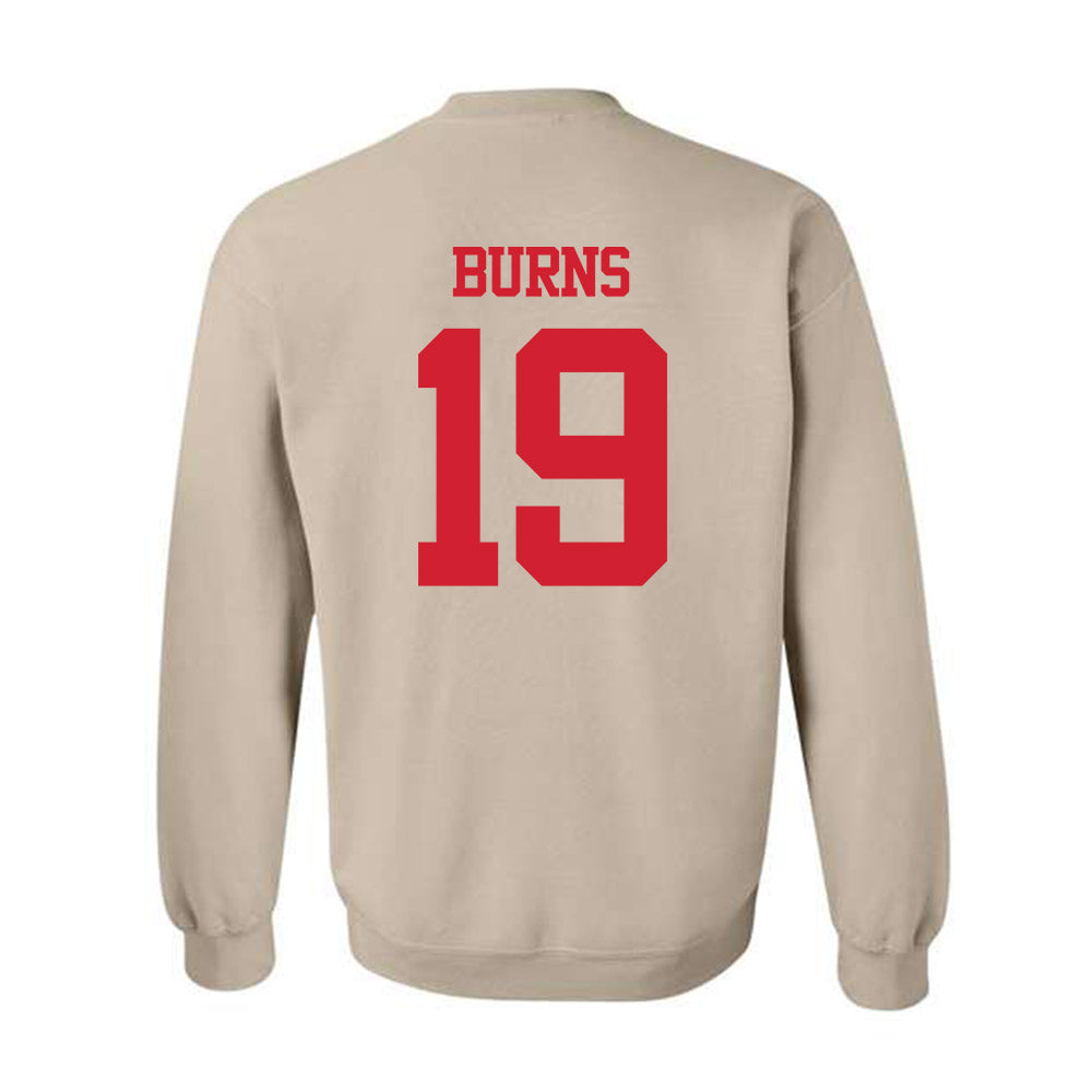 BU - NCAA Men's Lacrosse : Sam Burns - Classic Shersey Crewneck Sweatshirt-1