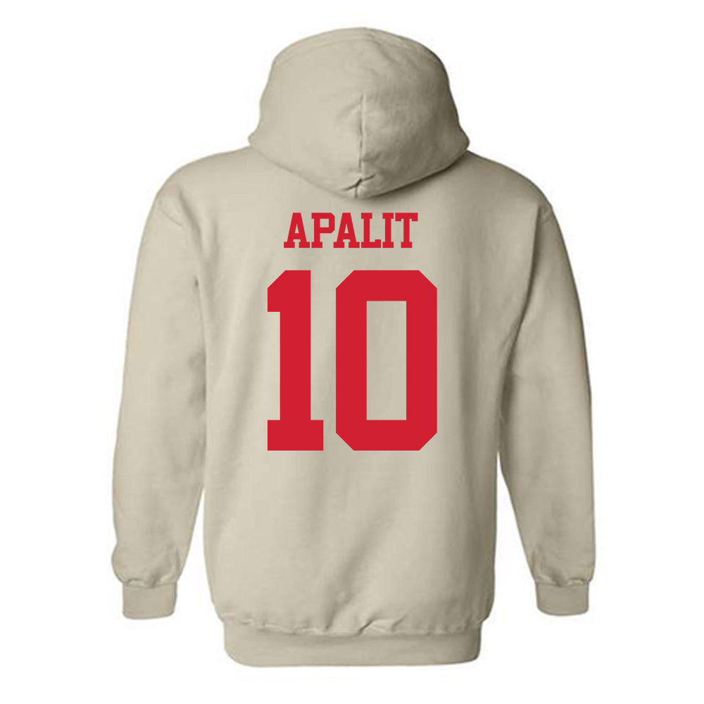BU - NCAA Softball : Kyomi Apalit - Classic Shersey Hooded Sweatshirt-1