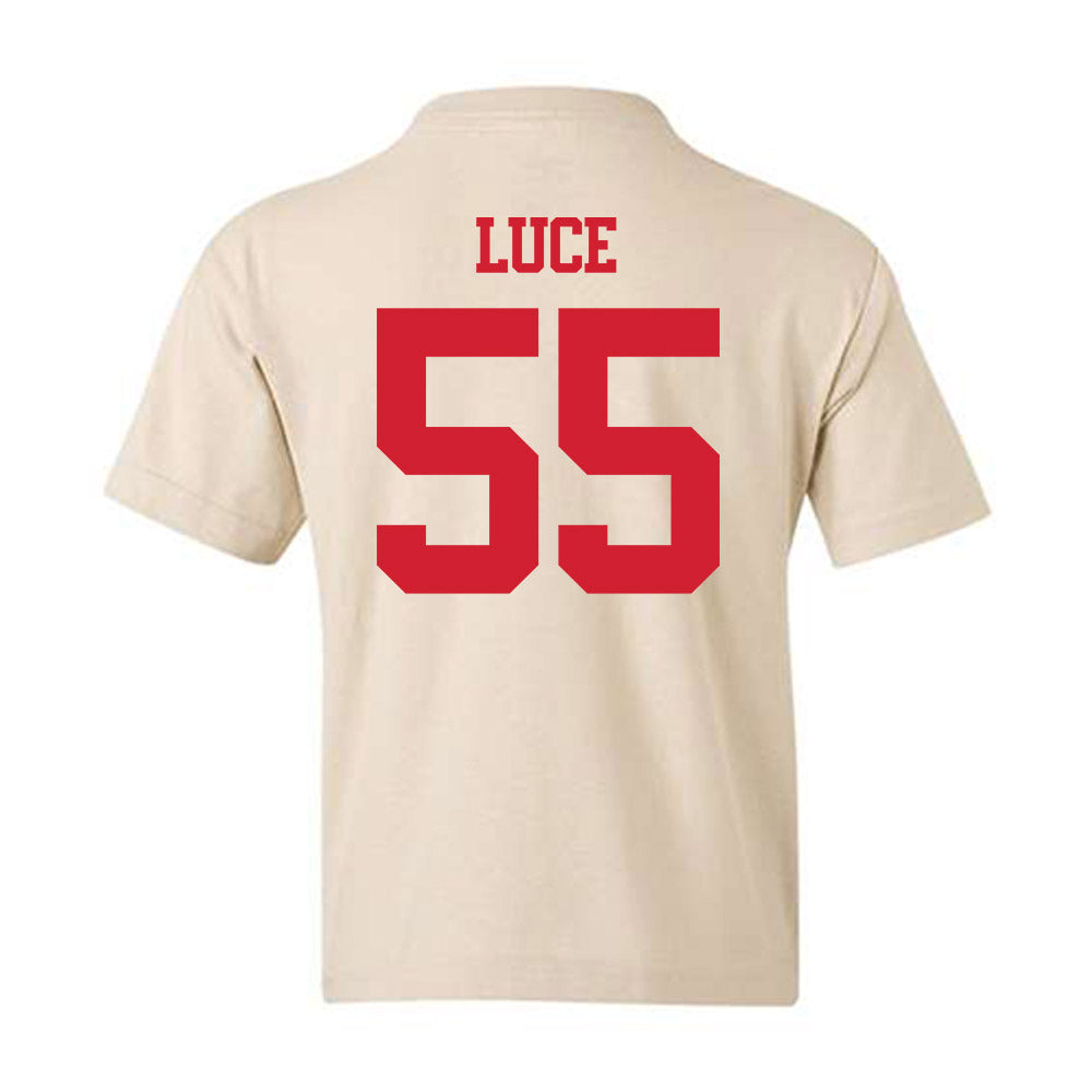 BU - NCAA Men's Lacrosse : Mike Luce - Classic Shersey Youth T-Shirt-1