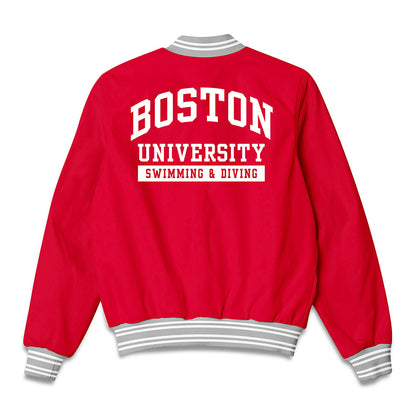 BU - NCAA Women's Swimming & Diving : Molly Barber - Bomber Jacket-1