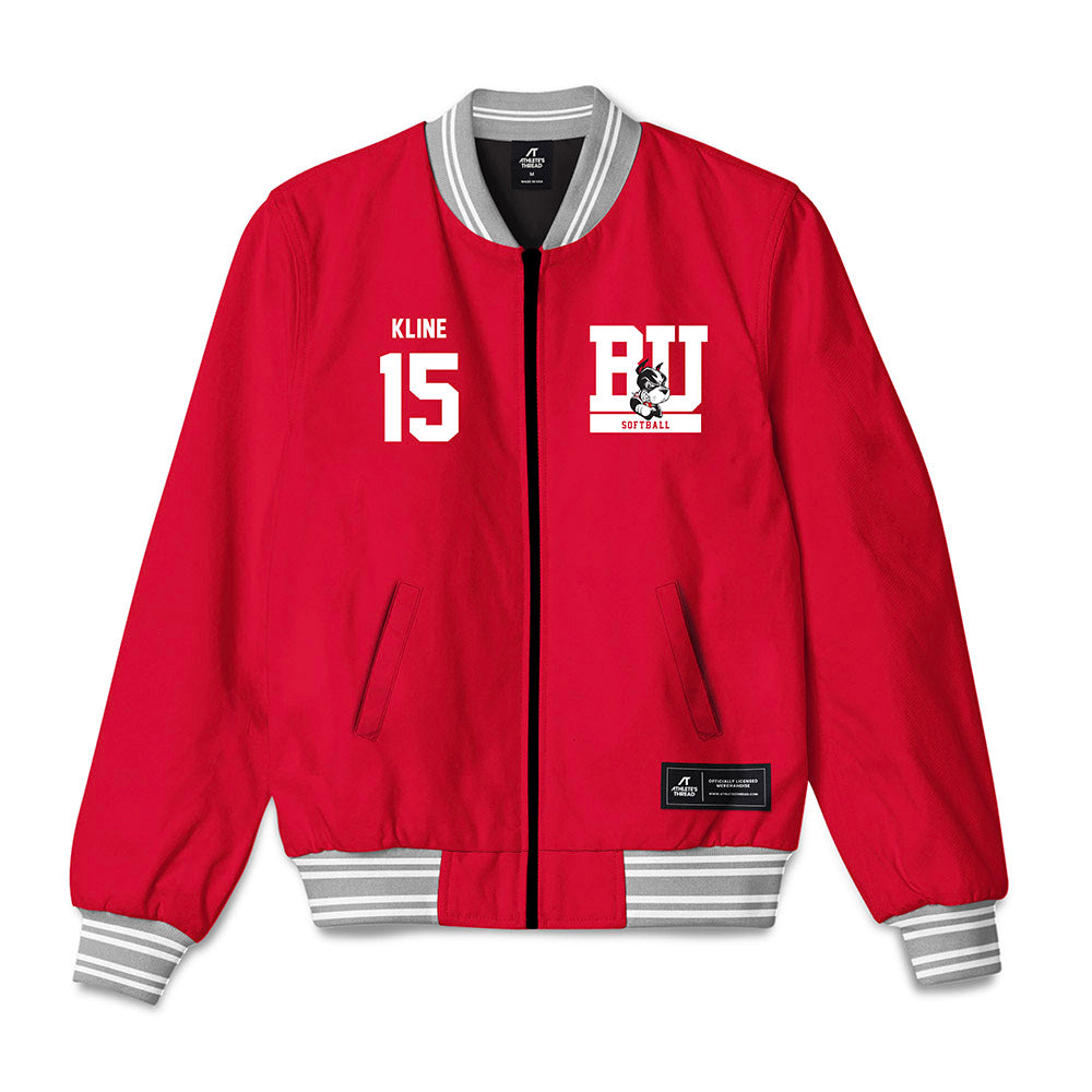 BU - NCAA Softball : Irys Kline - Bomber Jacket-0