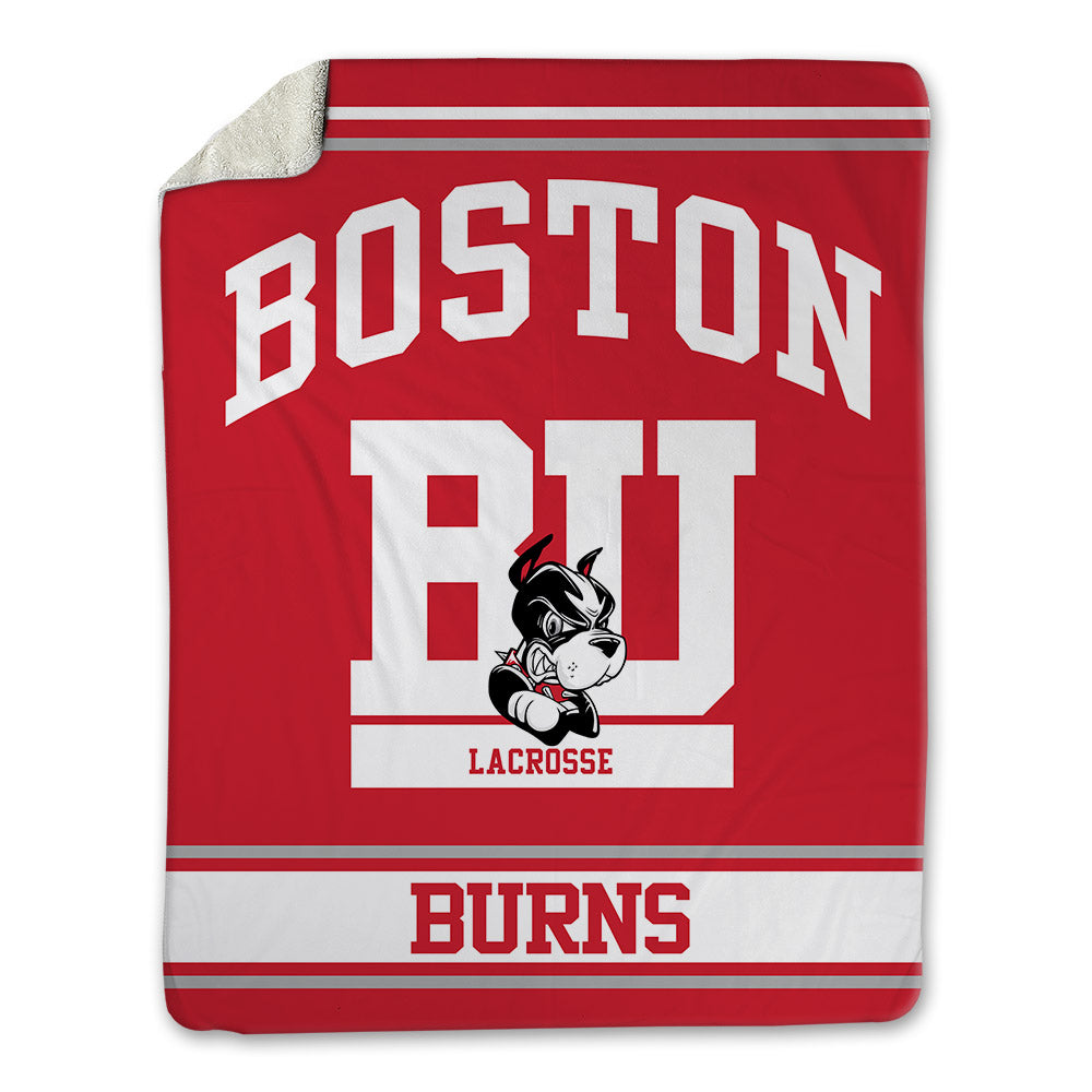BU - NCAA Men's Lacrosse : Sam Burns - Blanket-0