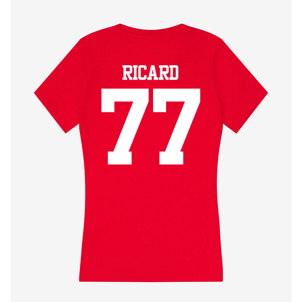 BU - NCAA Softball : Kasey Ricard - Classic Shersey Women's V-Neck T-Shirt-1