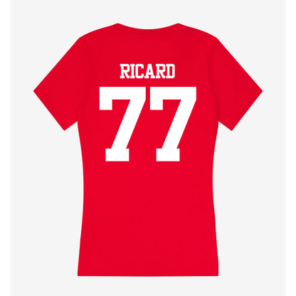 BU - NCAA Softball : Kasey Ricard - Classic Shersey Women's V-Neck T-Shirt-1