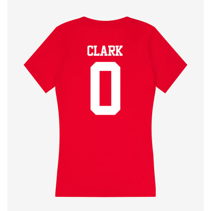 BU - NCAA Men's Lacrosse : Kabran Clark - Classic Shersey Women's V-Neck T-Shirt-1