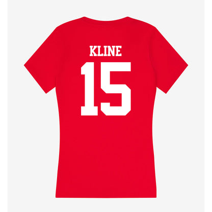 BU - NCAA Softball : Irys Kline - Classic Shersey Women's V-Neck T-Shirt-1