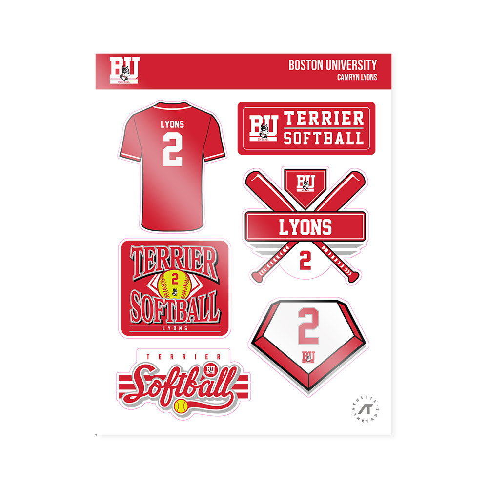 BU - NCAA Softball : Camryn Lyons - Sticker Sheet-0
