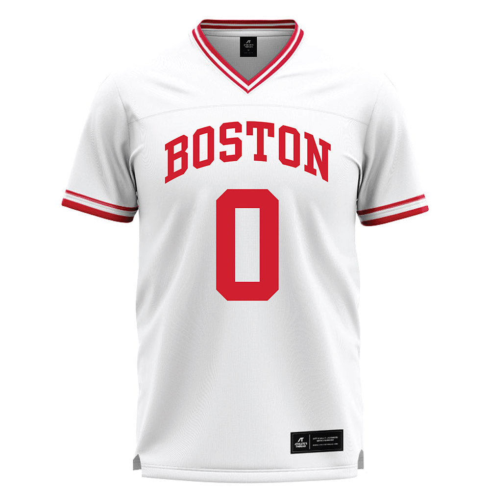 BU - NCAA Men's Lacrosse : Kabran Clark - White Lacrosse Jersey -0