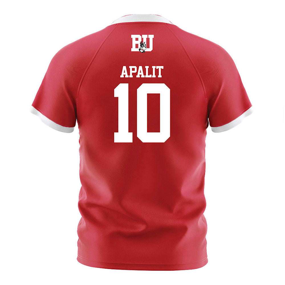 BU - NCAA Softball : Kyomi Apalit - Red Soccer Jersey-1
