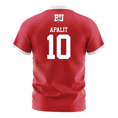 BU - NCAA Softball : Kyomi Apalit - Red Soccer Jersey-1