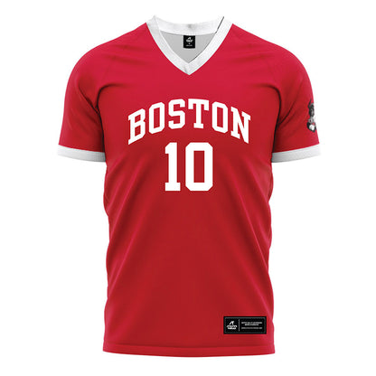 BU - NCAA Softball : Kyomi Apalit - Red Soccer Jersey-0