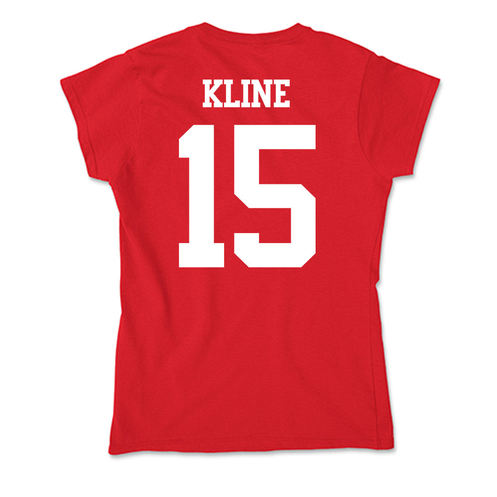 BU - NCAA Softball : Irys Kline - Soft Style Women’s T-Shirt-1