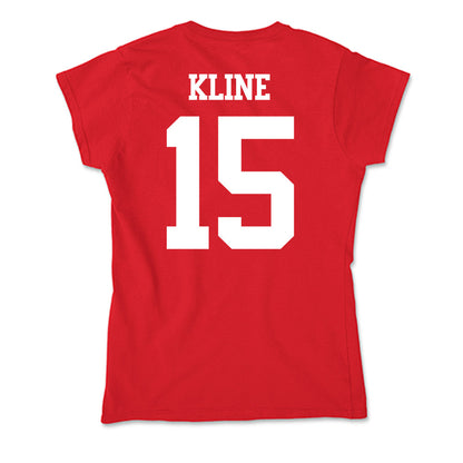 BU - NCAA Softball : Irys Kline - Soft Style Women’s T-Shirt-1