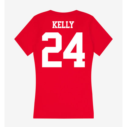 BU - NCAA Women's Ice Hockey : maeve kelly - Women's V-Neck T-Shirt-1