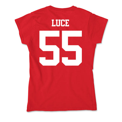 BU - NCAA Men's Lacrosse : Mike Luce - Soft Style Women’s T-Shirt-1