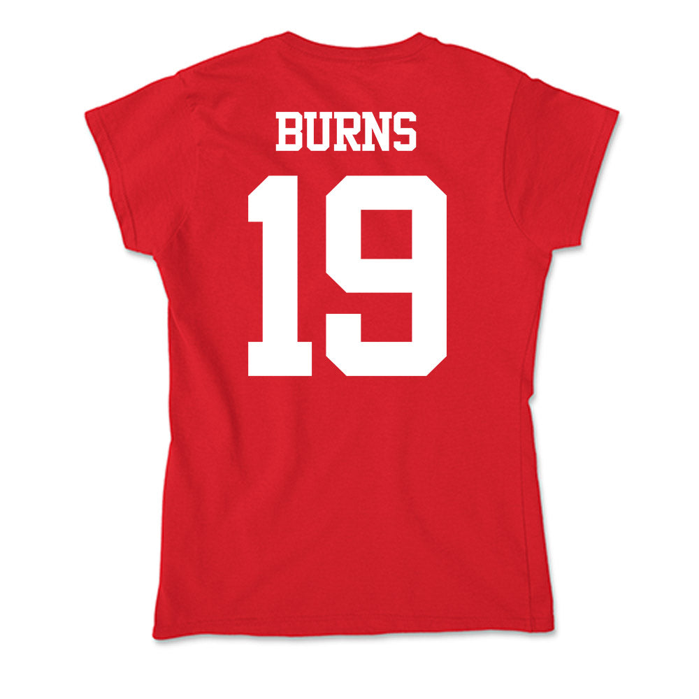 BU - NCAA Men's Lacrosse : Sam Burns - Soft Style Women’s T-Shirt-1