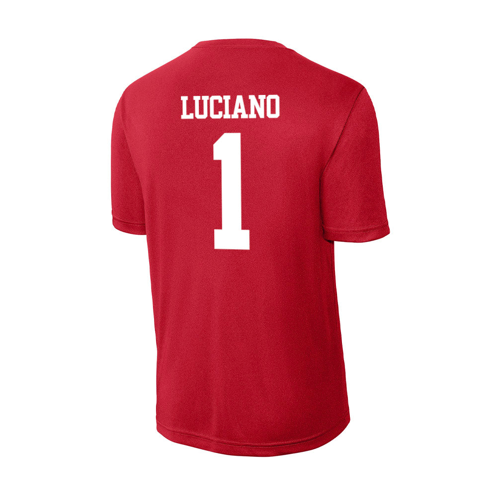 BU - NCAA Men's Ice Hockey : Steven Luciano - Activewear T-Shirt-1