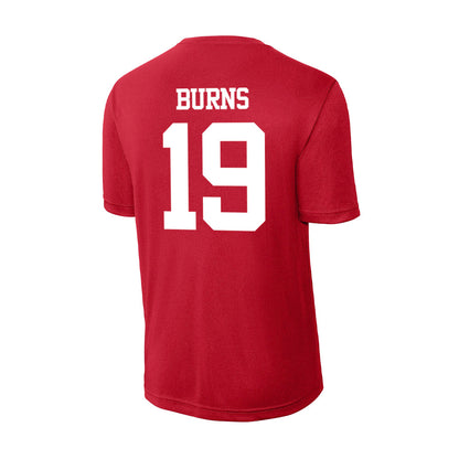 BU - NCAA Men's Lacrosse : Sam Burns - Activewear T-Shirt-1