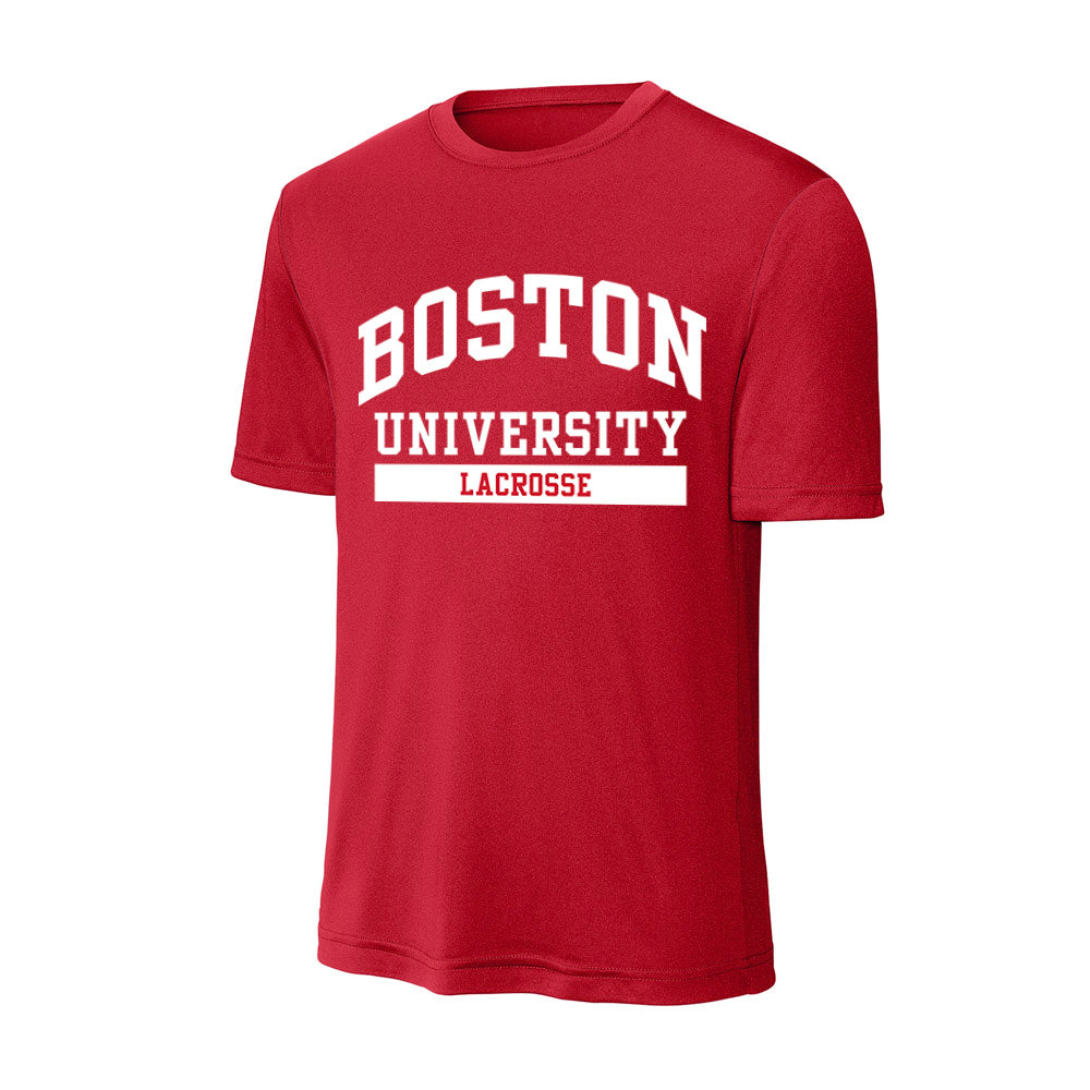 BU - NCAA Men's Lacrosse : Mike Luce - Activewear T-Shirt-0