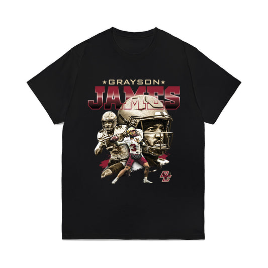 Boston College - NCAA Football : Grayson James - Collage Comfort Colors T-Shirt-0