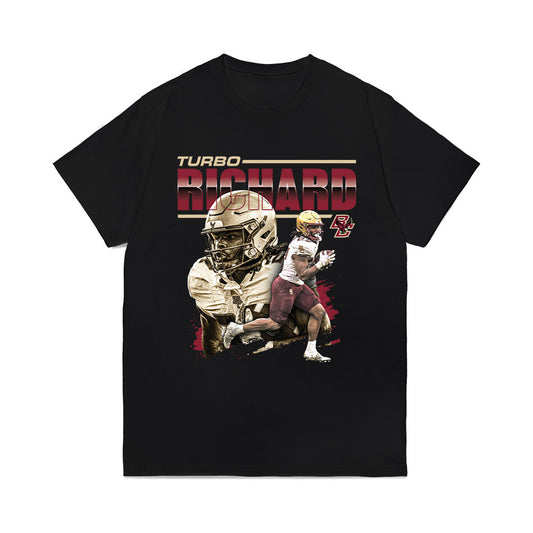 Boston College - NCAA Football : Turbo Richard - Collage Comfort Colors T-Shirt-0