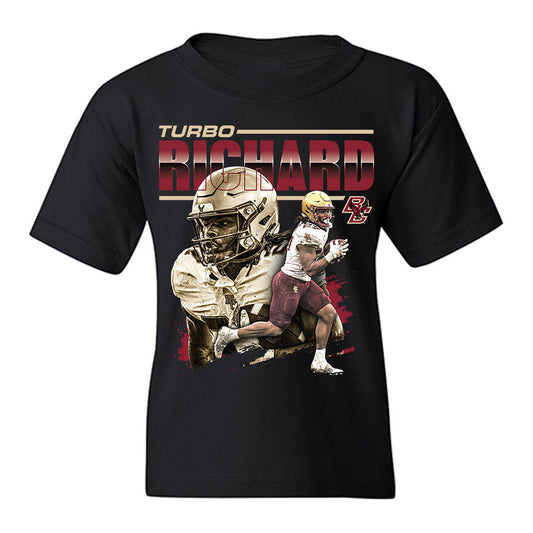 Boston College - NCAA Football : Turbo Richard - Collage Youth T-Shirt-0
