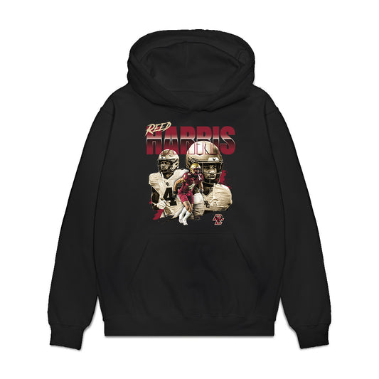 Boston College - NCAA Football : Reed Harris - Collage Premium Hooded Sweatshirt-0