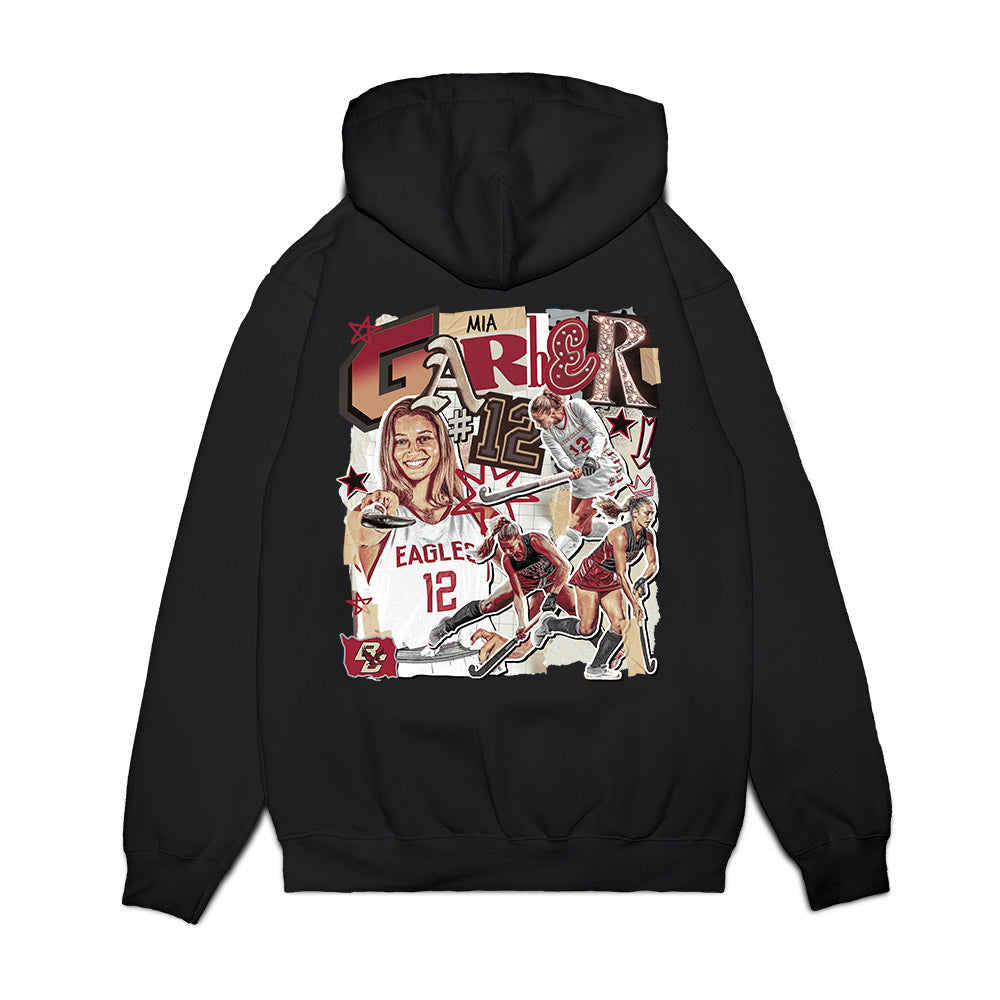 Boston College - NCAA Women's Field Hockey : Mia Garber - Premium Hooded Sweatshirt-1