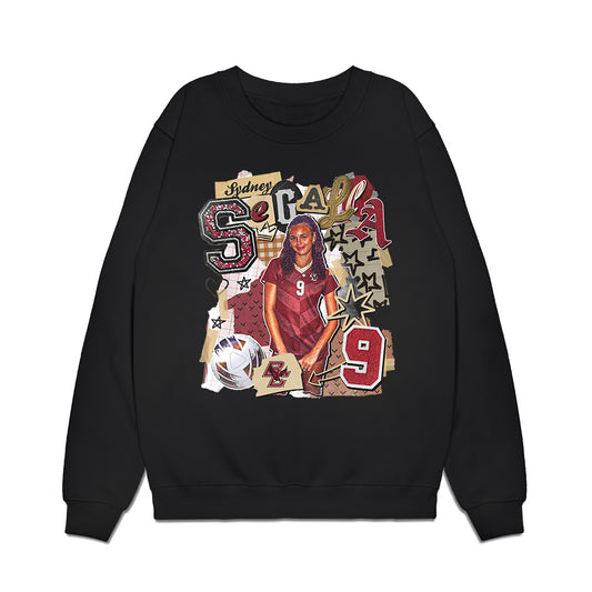 Boston College - NCAA Women's Soccer : Sydney Segalla - Collage Premium Crewneck Sweatshirt-0