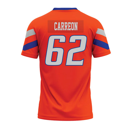 Boise State - NCAA Football : Rogelio Carreon - Orange Premium Football Jersey-1