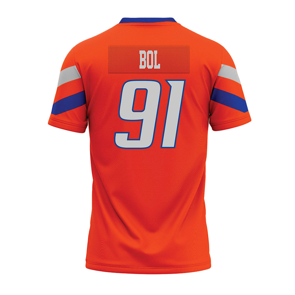 Boise State - NCAA Football : Bol Bol - Orange Premium Football Jersey-1