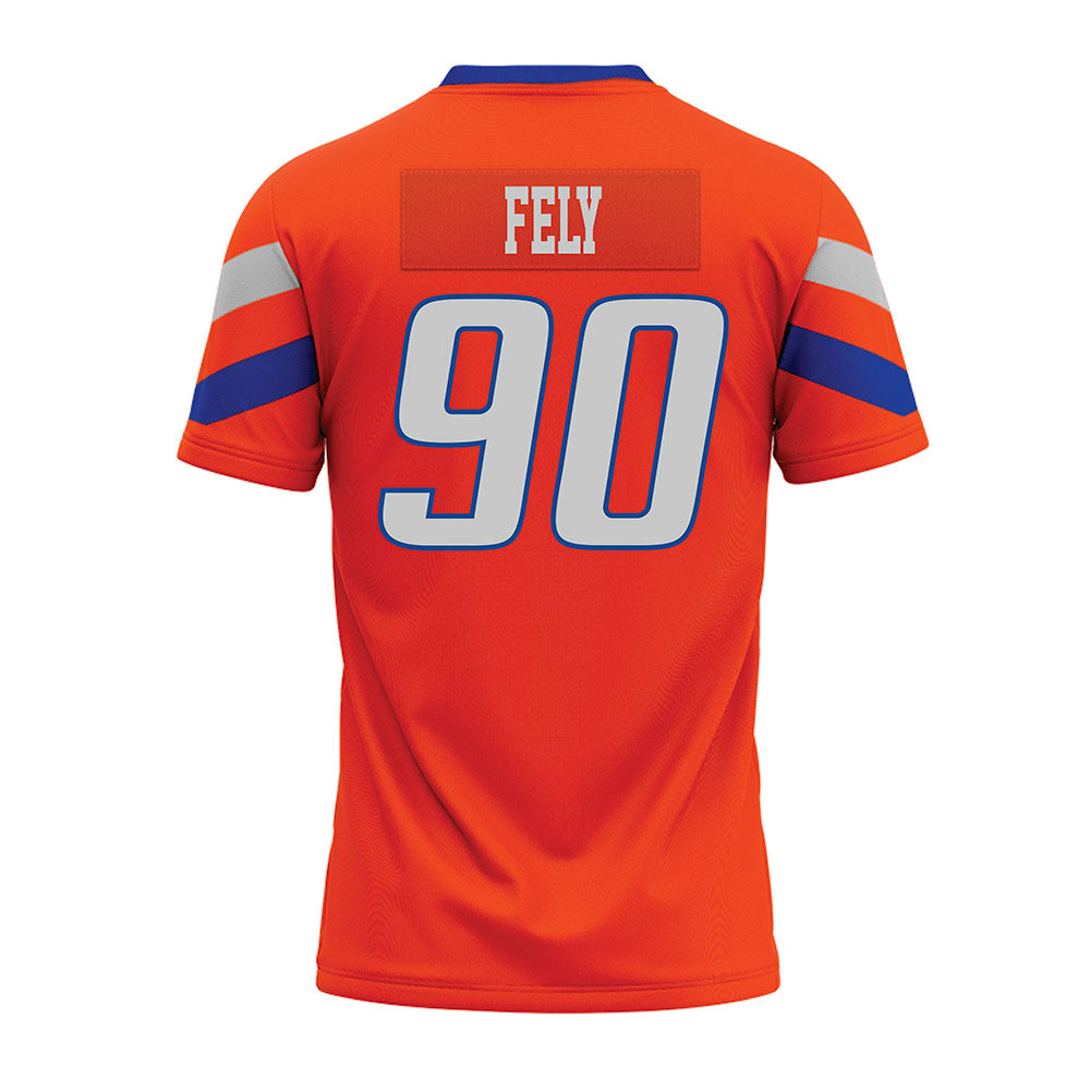 Boise State - NCAA Football : Braxton Fely - Orange Premium Football Jersey-1